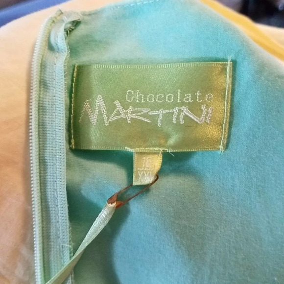 MODCLOTH Chocolate Martini Pastel Scallop Dress 18 - Picture 6 of 7